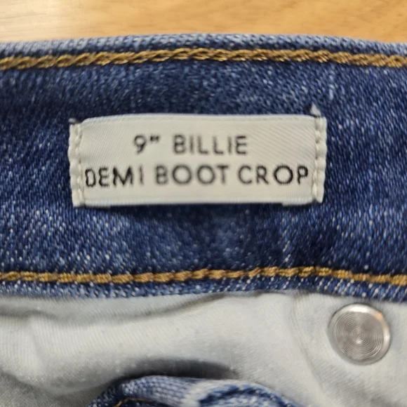 J. Crew 9" Billie Demi Boot Cropped Women's Jeans Size 30 - Picture 3 of 8